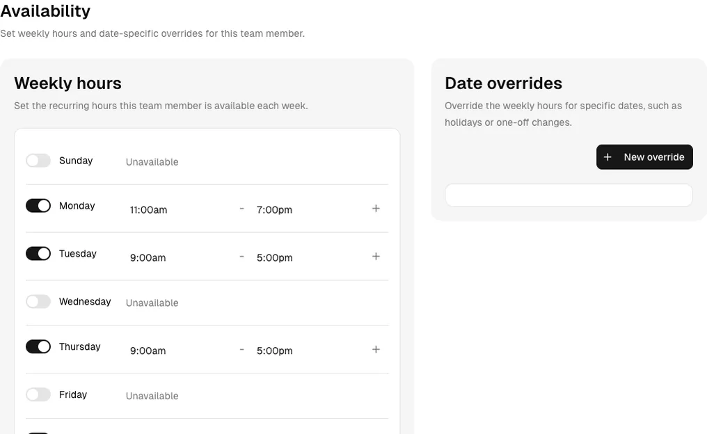 Alternative Therapy software showing availability.